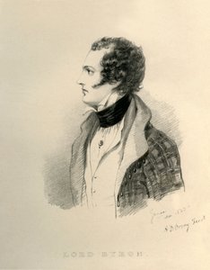 Lord Byron, 1823 da Richard James Lane