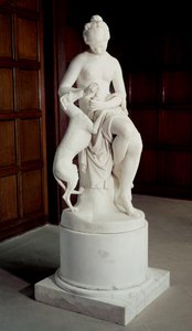 Una ninfa che toglie una spina dal piede di un levriero da Richard James Wyatt