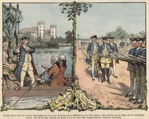 Principe ereditario Federico di Prussia a Rheinsberg e Neuruppin da Richard Knoetel