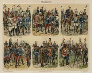 Cavalleria degli eserciti europei da Richard Knotel