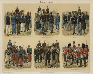 Fanteria degli eserciti europei da Richard Knotel