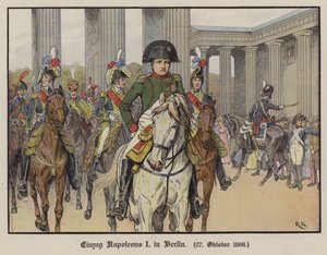 Napoleone entra a Berlino, 27 ottobre 1806 da Richard Knotel