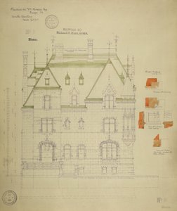 Residenza William Borden, Chicago, Illinois, Elevazione Sud