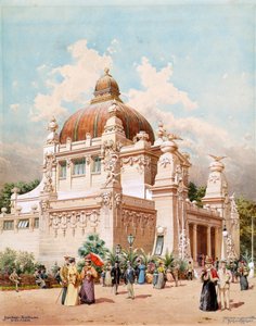 Esposizione Giubilare di Vienna 1898. Padiglione della Città di Vienna, 1898 da Richard Moser