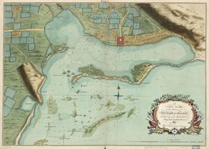 Disegno corretto dei porti di Port Royal e Kingston, con le chiavi e le secche adiacenti ecc. da un recente sondaggio accurato, di Mr. Richd Jones, ingegnere