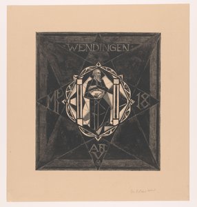 Progetto di copertina per: Wendingen, 1918