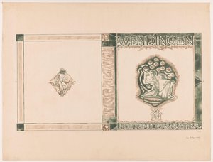 Progetto di copertina per: Wendingen, numero degli incisori, 1919