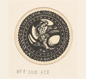 Ex libris di Joyce Haworth da Richard Nicolaüs Roland Holst