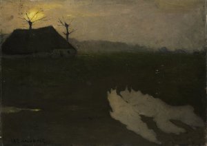 Paesaggio al chiaro di luna da Richard Nicolaüs Roland Holst