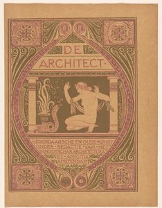 Progetto di copertina per: De Architect, 1911 da Richard Nicolaüs Roland Holst