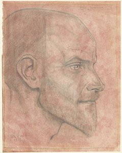 Ritratto di Jac. Jongert, di lato da Richard Nicolaüs Roland Holst