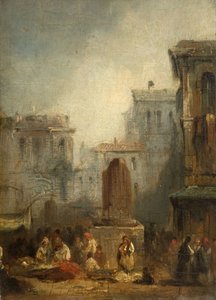 Una città italiana da Richard Parkes Bonington