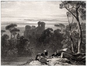 Castello di Bothwell, 1826 da Richard Parkes Bonington
