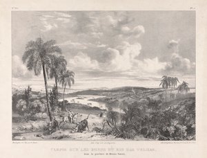 Campos sulle rive del Rio das Velhas da Richard Parkes Bonington
