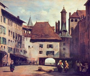 La Place du Molard, c.1830