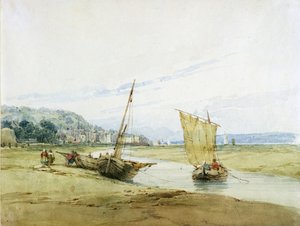 Vicino a Honfleur, c.1822 da Richard Parkes Bonington