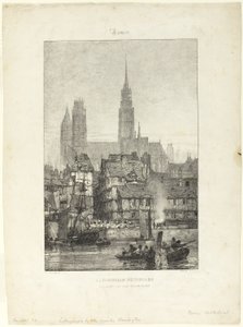 Cattedrale di Notre Dame a Rouen da Richard Parkes Bonington