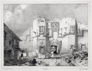 Vecchio portale a Stirling, 1826 da Richard Parkes Bonington