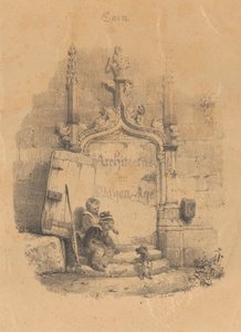 Pagina del titolo di Restes et Fragments da Richard Parkes Bonington