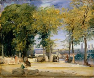 Veduta vicino a Rouen da Richard Parkes Bonington