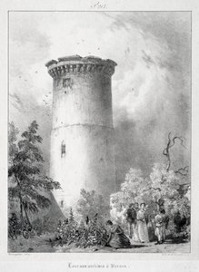 Viaggi pittoreschi e romantici nella vecchia Francia, Normandia: Torre agli archivi a Vernon da Richard Parkes Bonington