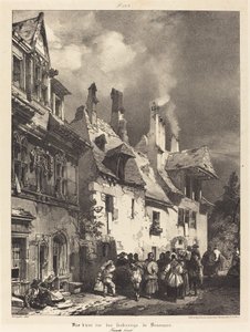 Vista di una Strada nei Sobborghi di Besançon