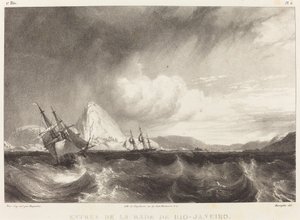 Entrata della Rada di Rio-Janeiro da Richard Parkes Bonington after Moritz Rugendas