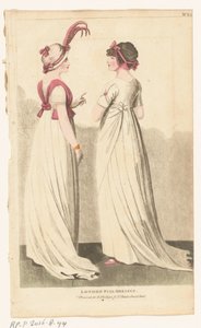 Magazine of Female Fashions of London and Paris. No. 22. London Full Dresses. da Richard Phillips