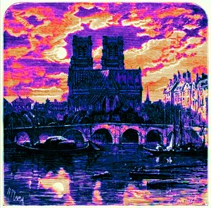 Cattedrale di Notre Dame, illustrazione da 