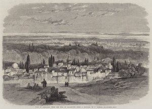 Veduta di Damasco dalla collina di Salahiyeh da Richard Principal Leitch