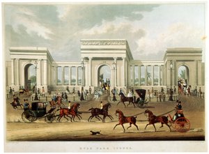 Hyde Park Corner, 1828 da Richard Rosenberg
