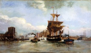 Partenza dal West Bute Dock, Cardiff, 1861-1916 da Richard Short