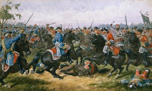 Battaglia di Malplaquet da Richard Simkin