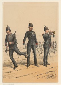 Tre militari britannici da Richard Simkin