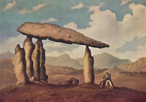 Tomba megalitica a Pentre Ifan, Pembrokeshire, 1835, 1946 da Richard Tongue
