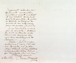 Lettera manoscritta di Richard Wagner a Luigi Mancinelli, 10 dicembre da Richard Wagner