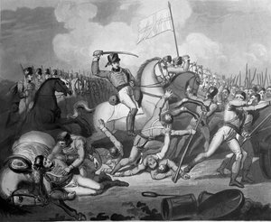 Carica di cavalleria contro la fanteria francese, Battaglia di Salamanca, 22 luglio 1812, 1819 da Richard Westall