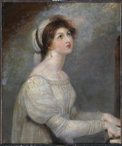 Lady Hamilton come Santa Cecilia da Richard Westall