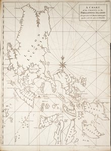 Carta del canale nelle Isole Filippine attraverso il quale passa il Galeone di Manila insieme alle isole adiacenti da Richard William Seale