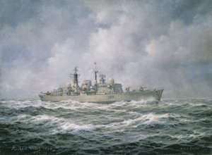 H.M.S. Exeter in mare, 1990