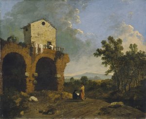 Villa Adriana, vicino a Tivoli da Richard Wilson