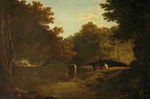 La Riccia, vicino ad Albano, Italia 1752-57 da Richard Wilson