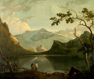 Snowdon da Llyn Nantlle, Galles del Nord, c.1765-67 da Richard Wilson