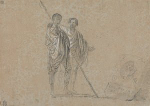 Studio di figure per "Una vista della Campagna"