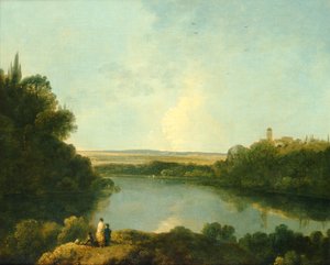 Il Lago di Nemi vicino a Roma, c.1760 da Richard Wilson