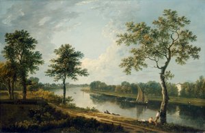 Il Tamigi vicino a Marble Hill c.1762