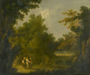 Il Giardino della Villa Madama, Roma, 1723-1782 da Richard Wilson
