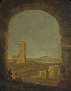 Torre del Fiscale, vicino a Roma, Italia, c.1775 da Richard Wilson