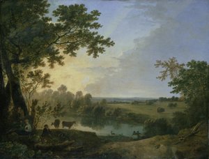 Vista nel Windsor Great Park, primi anni 1760 da Richard Wilson