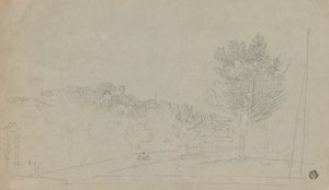 Veduta della Casa e dei Giardini di Wilson (recto); Veduta della Casa e dei Giardini di Wilson (verso)